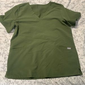 Figs two pocket scrub top